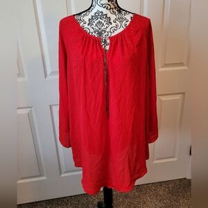 ‎Avenue woman's red Blouse
